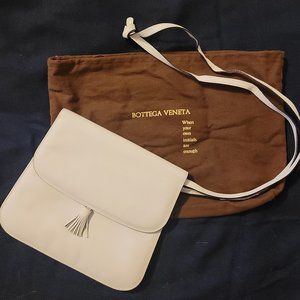 Bottega Veneta Cross Body White Purse
